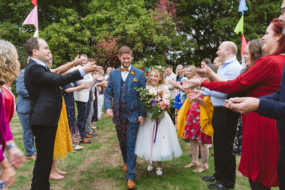 Confetti Throw Enchanted Garden Events Wedding Sharon Cooper Photography