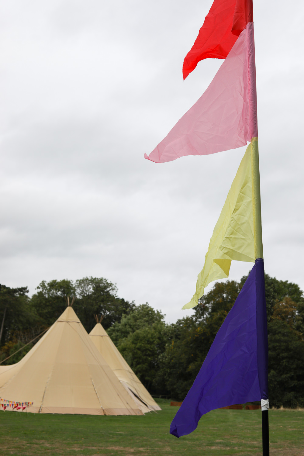 Tipis Festival Flags Enchanted Garden Events Wedding Sharon Cooper Photography