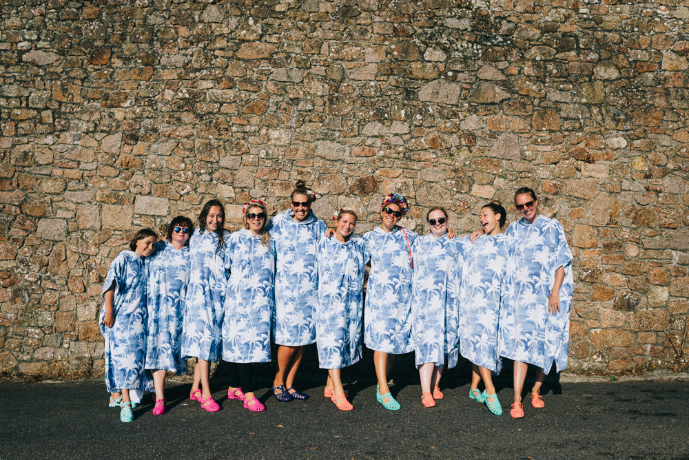 Bridesmaids Towel Robe Jersey Beach Wedding Peakography