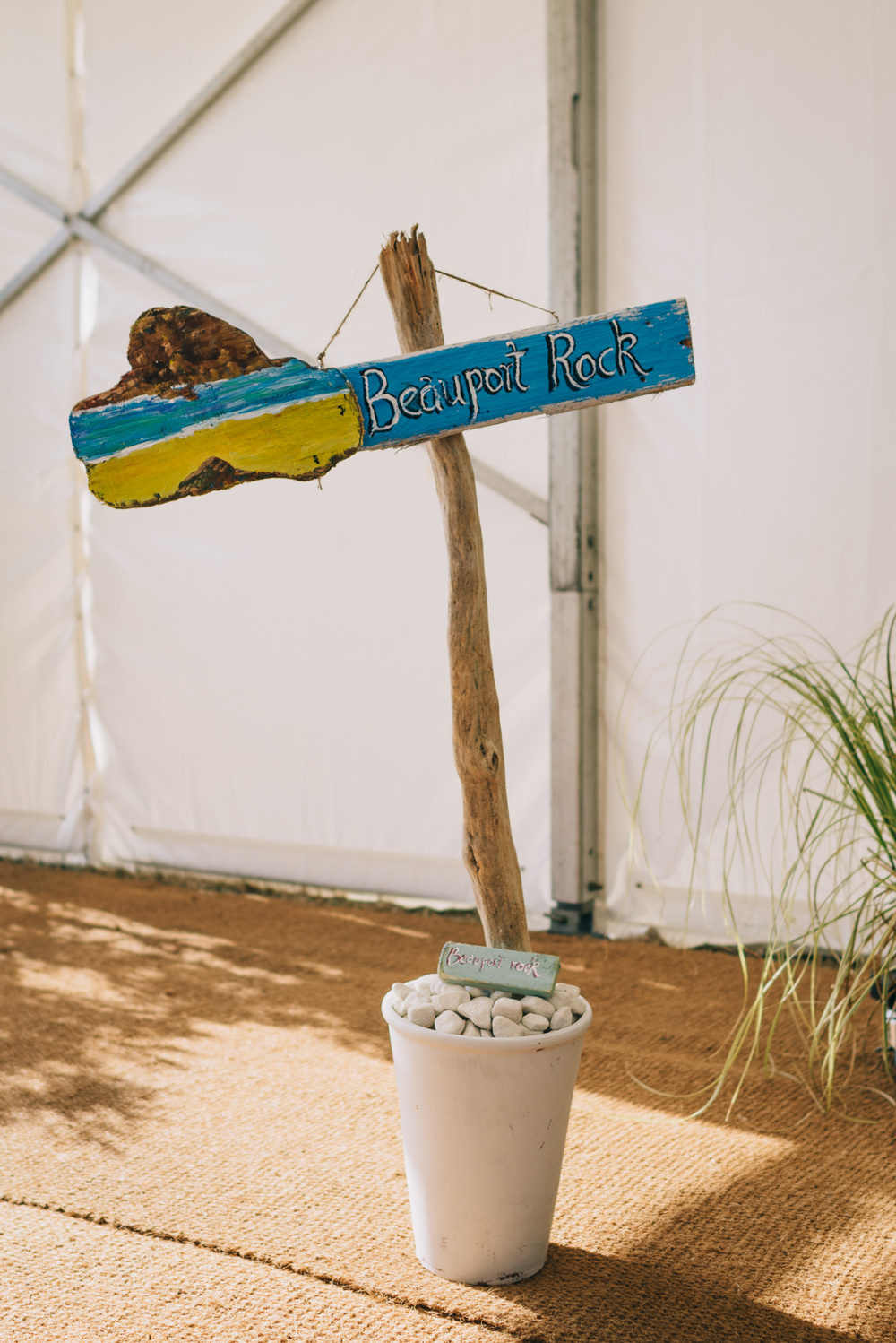Sign Signpost Painted Jersey Beach Wedding Peakography