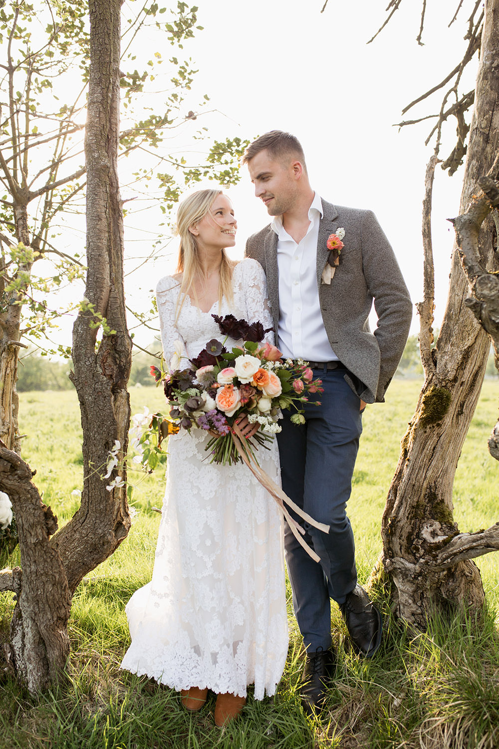 Light Airy Summer Wedding Ideas Charlotte Palazzo Photography