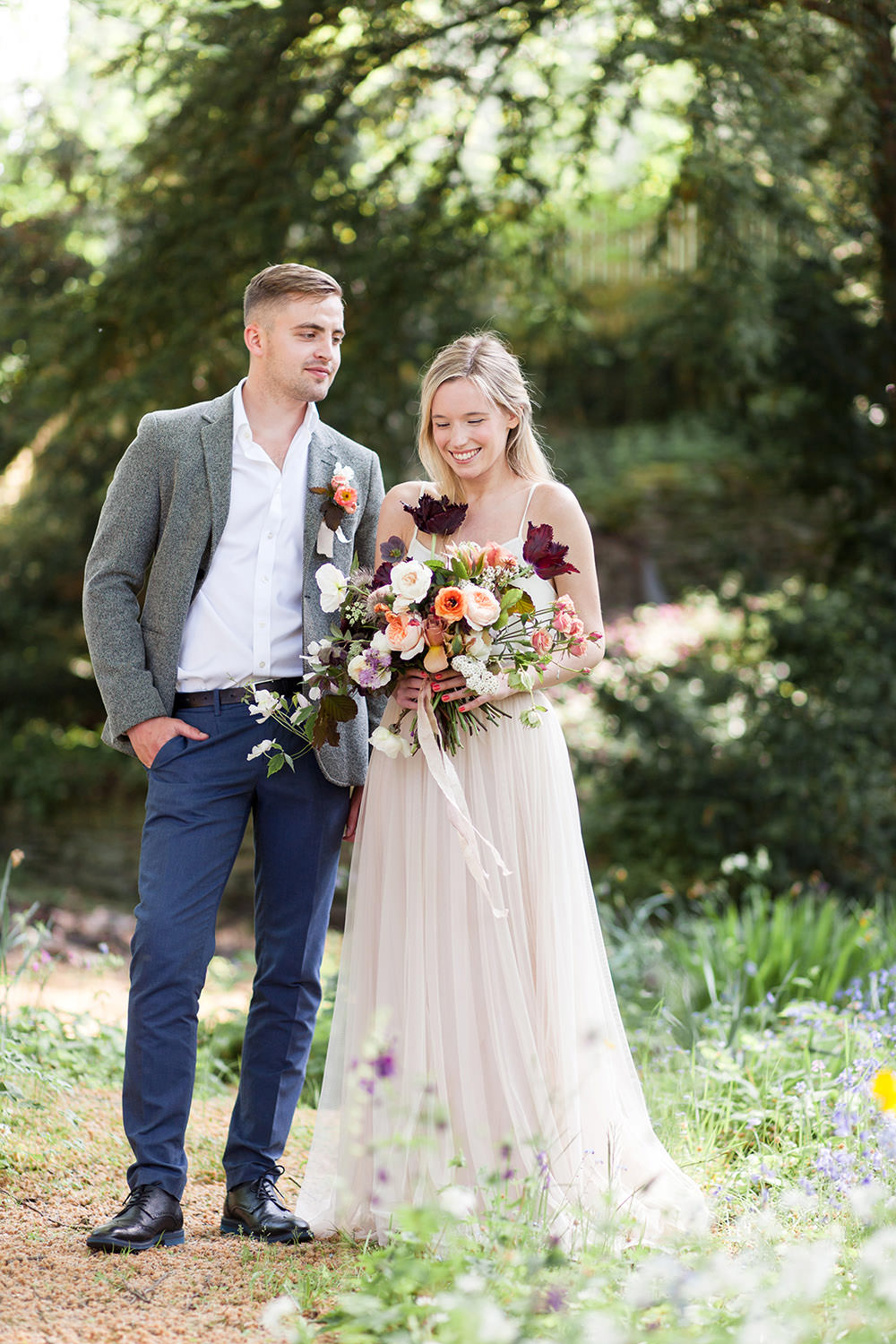Light Airy Summer Wedding Ideas Charlotte Palazzo Photography