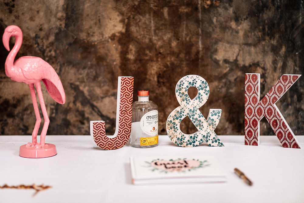 Letters Initials Decor Park House Barn Wedding Fairclough Studios