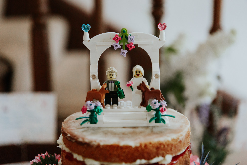 Lego Cake Topper Pennard House Wedding Oxi Photography