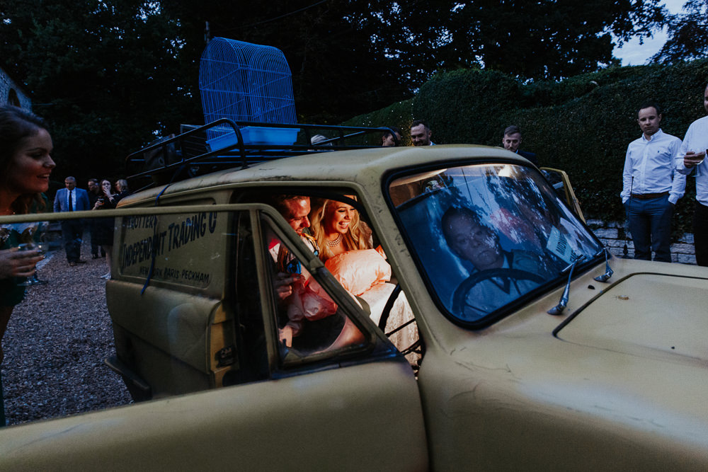Del Boy Photo Booth Car Pennard House Wedding Oxi Photography