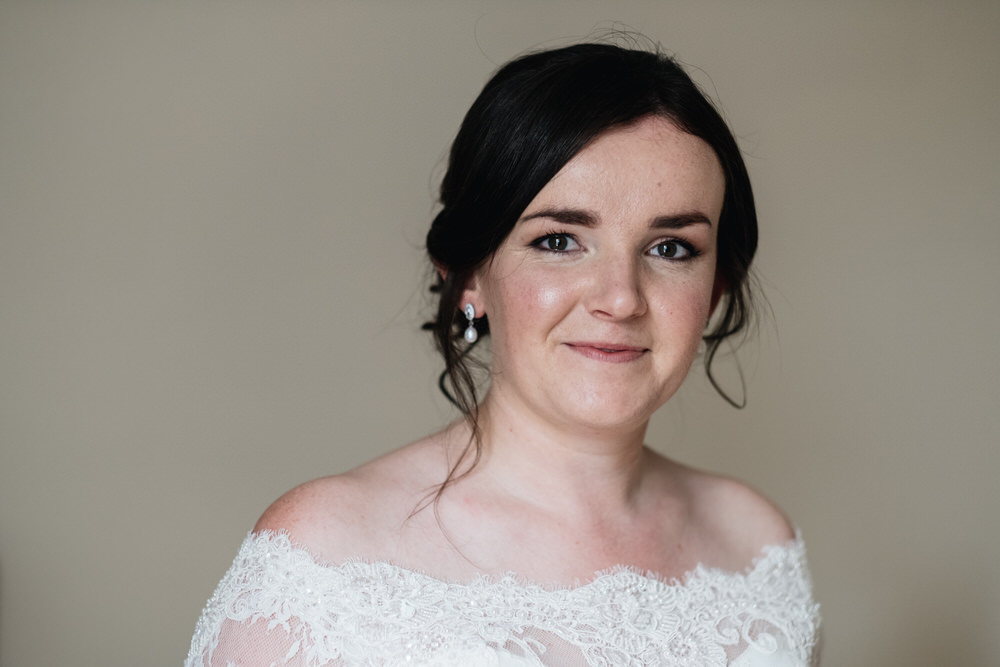 Bride Bridal Hair Make Up Rhynd Wedding Harper Scott Photo