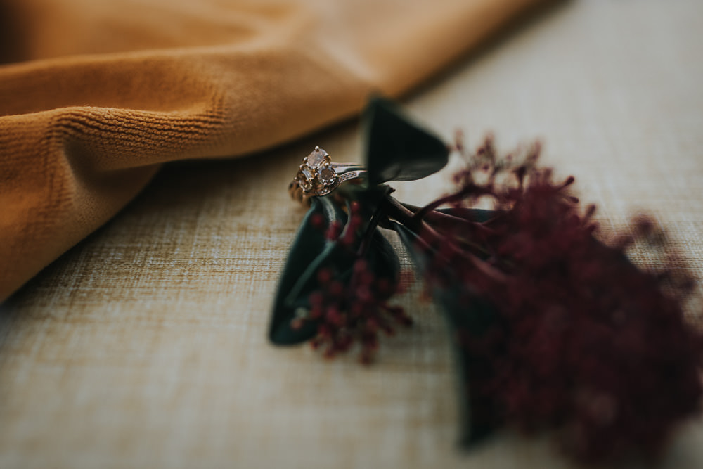 Rings Bands Engagement 1970 Retro Mid Century Wedding Ideas Laura Martha Photography