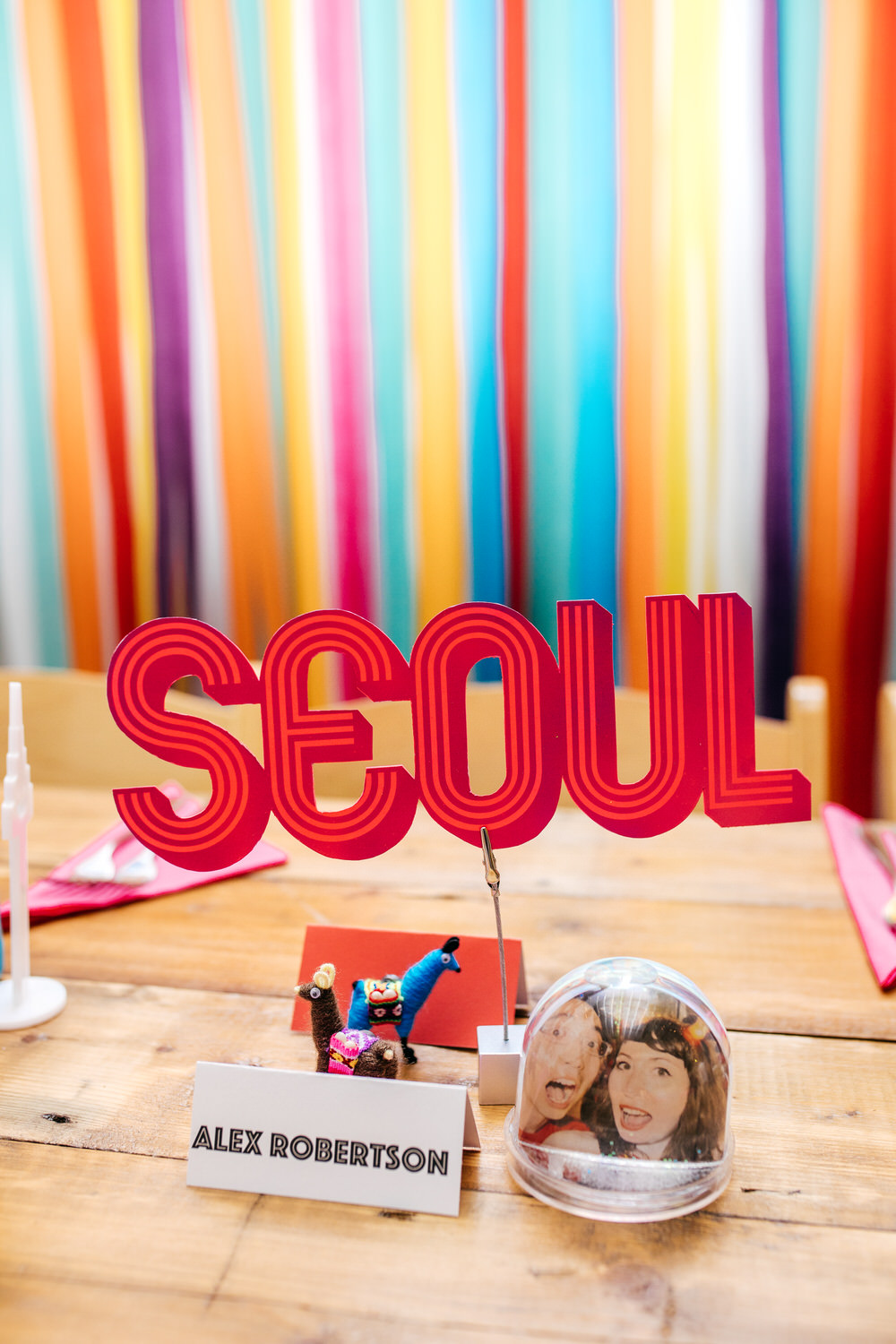 Graphic Table Name Decor Ash Barton Estate Wedding Jordanna Marston Photography