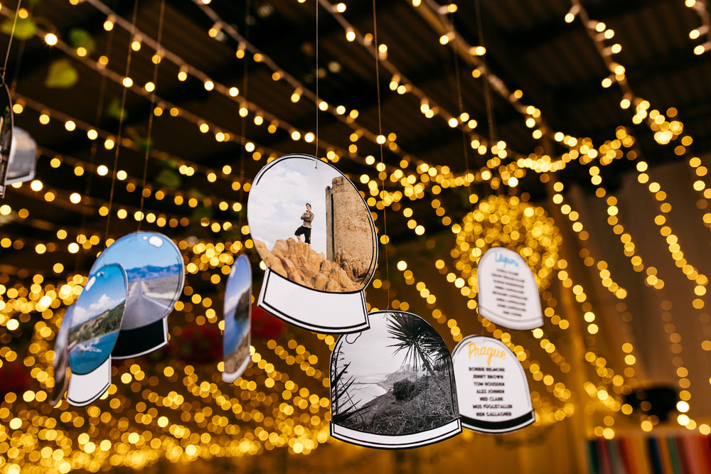 Seating Plan Table Chart Hanging Decor Fairy Lights Ash Barton Estate Wedding Jordanna Marston Photography