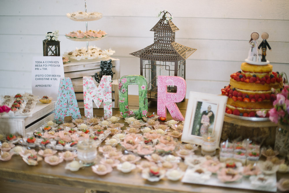 Brazilian Dessert Sweet Table Amor Papier Mache Barn At Barra Castle Wedding Ceranna Photography