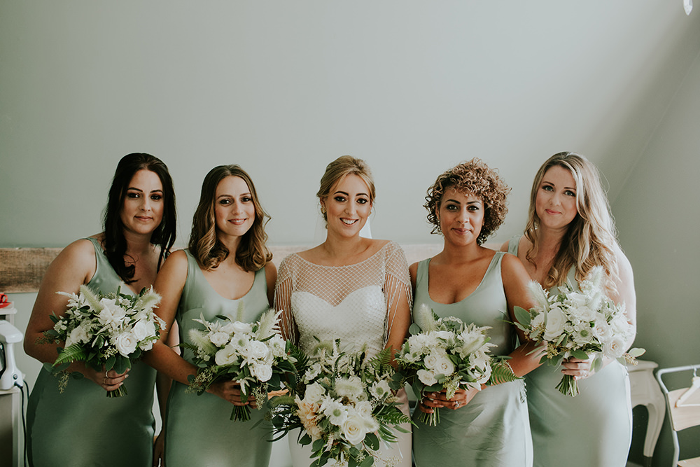 Sage Green Bridesmaid Dress Dresses Long Silk Bell Ticehurst Wedding Irene Yap Photography