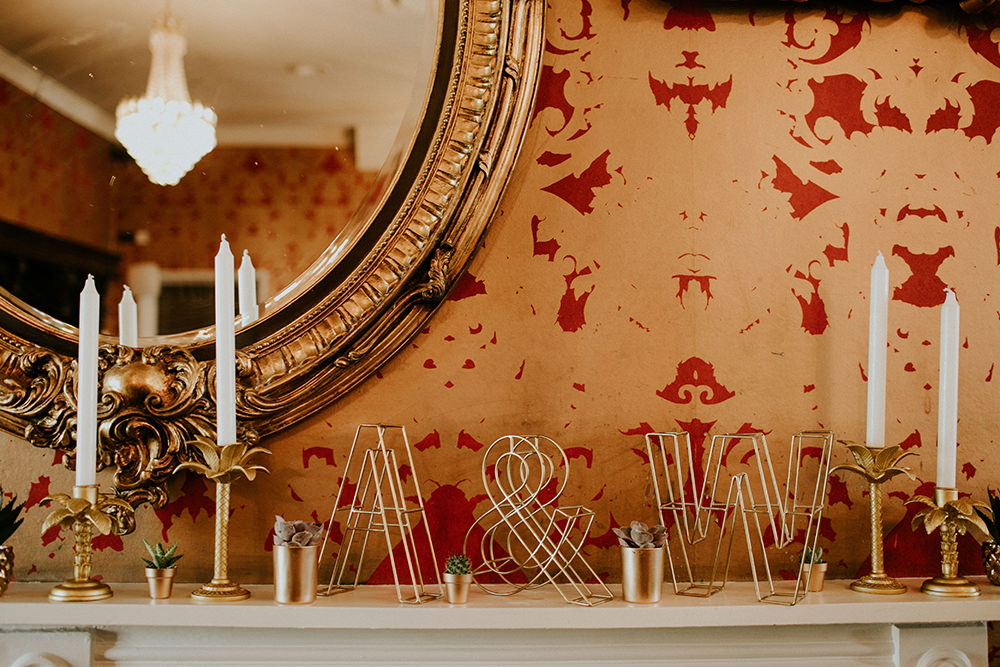Wire Letters Initials Decor Bell Ticehurst Wedding Irene Yap Photography