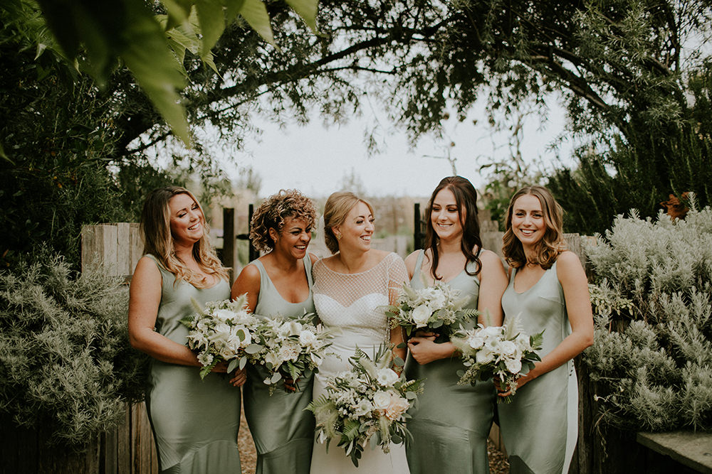 Sage Green Bridesmaid Dress Dresses Long Silk Bell Ticehurst Wedding Irene Yap Photography