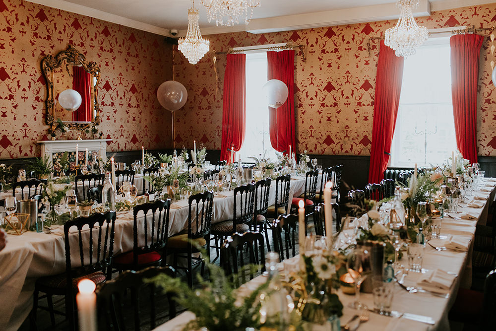 Table Decor Greenery Foliage Eucalyptus Swag Garland Runner Bell Ticehurst Wedding Irene Yap Photography