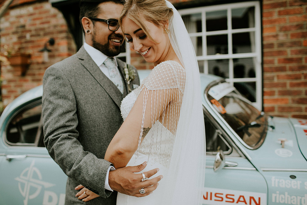 Bride Bridal Dress Gown Sottero and Midgeley Tassel Sleeves Back Beaded Fringed Bell Ticehurst Wedding Irene Yap Photography