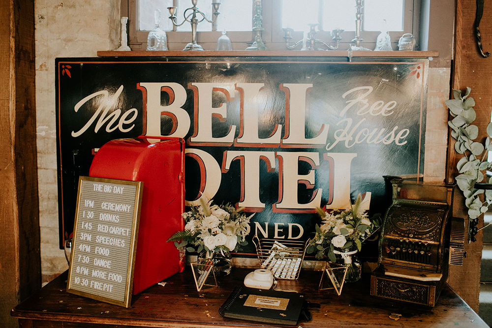 Post Box Card Box Bell Ticehurst Wedding Irene Yap Photography
