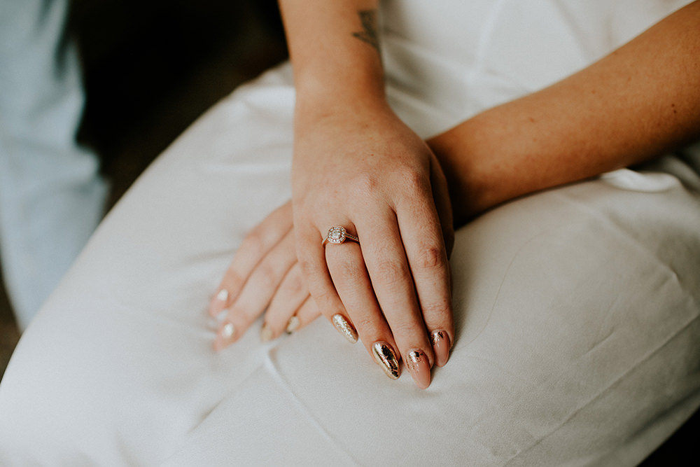 Bride Bridal Nails Mani Manicure Bell Ticehurst Wedding Irene Yap Photography