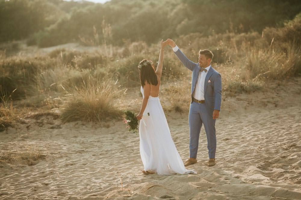 Bohemian Beach Greece Destination Wedding Lighthouse Photography