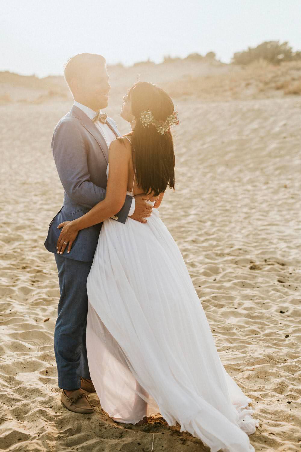 Bohemian Beach Greece Destination Wedding Lighthouse Photography