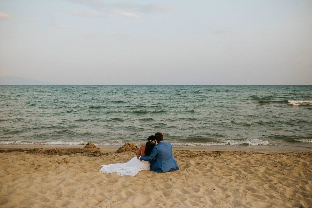 Bohemian Beach Greece Destination Wedding Lighthouse Photography