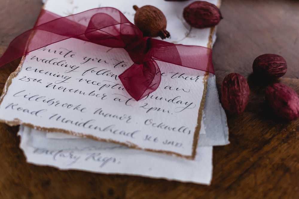Calligraphy Stationery Letter Boho Modern Romance Wedding Ideas Masha Unwerth Photography