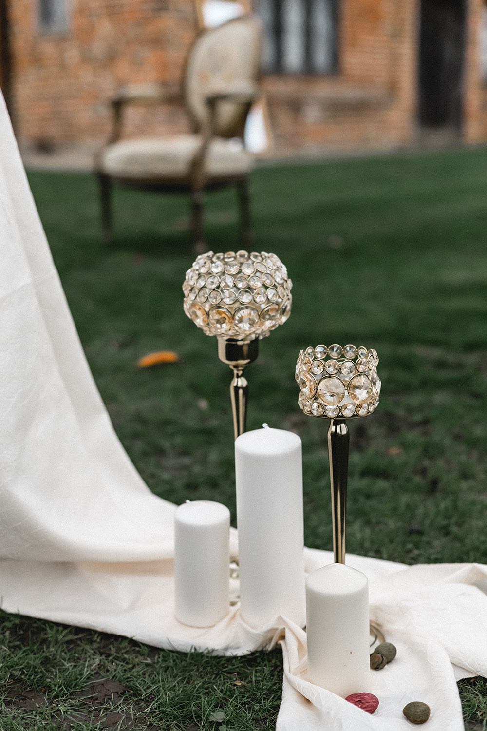 Candles Decor Fabric Boho Modern Romance Wedding Ideas Masha Unwerth Photography