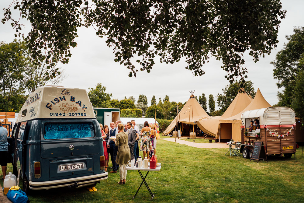 Colourful Tipi Garden Wedding Fairclough Studios