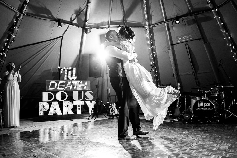 Colourful Tipi Garden Wedding Fairclough Studios