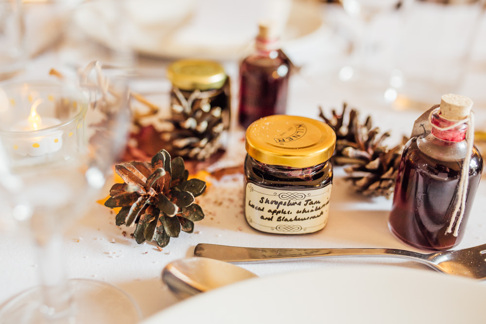 Favours Jar Jam Druidstone Wedding Florence Fox Photography