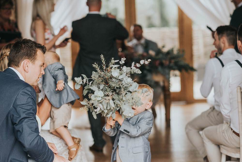 Foliage Bouquet Bride Bridal Flowers Large Wild Eucalyptus Boho Greenery Barn Wedding Kerry Diamond Photography