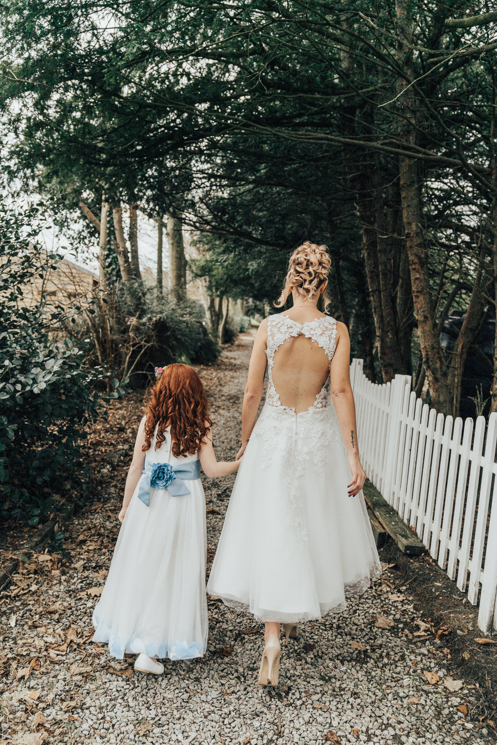 Short Dress Bride Bridal Tea Length Gown Hoop Wedding Ideas Rebecca Carpenter Photography
