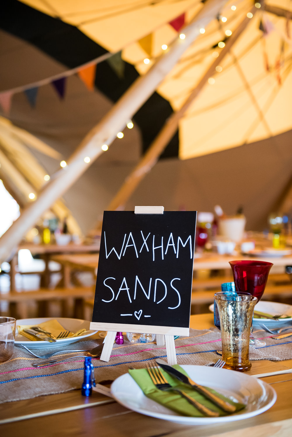Mini Chalk Board Table Name Tipi Inkersall Grange Farm Wedding Jessica Grace Photography