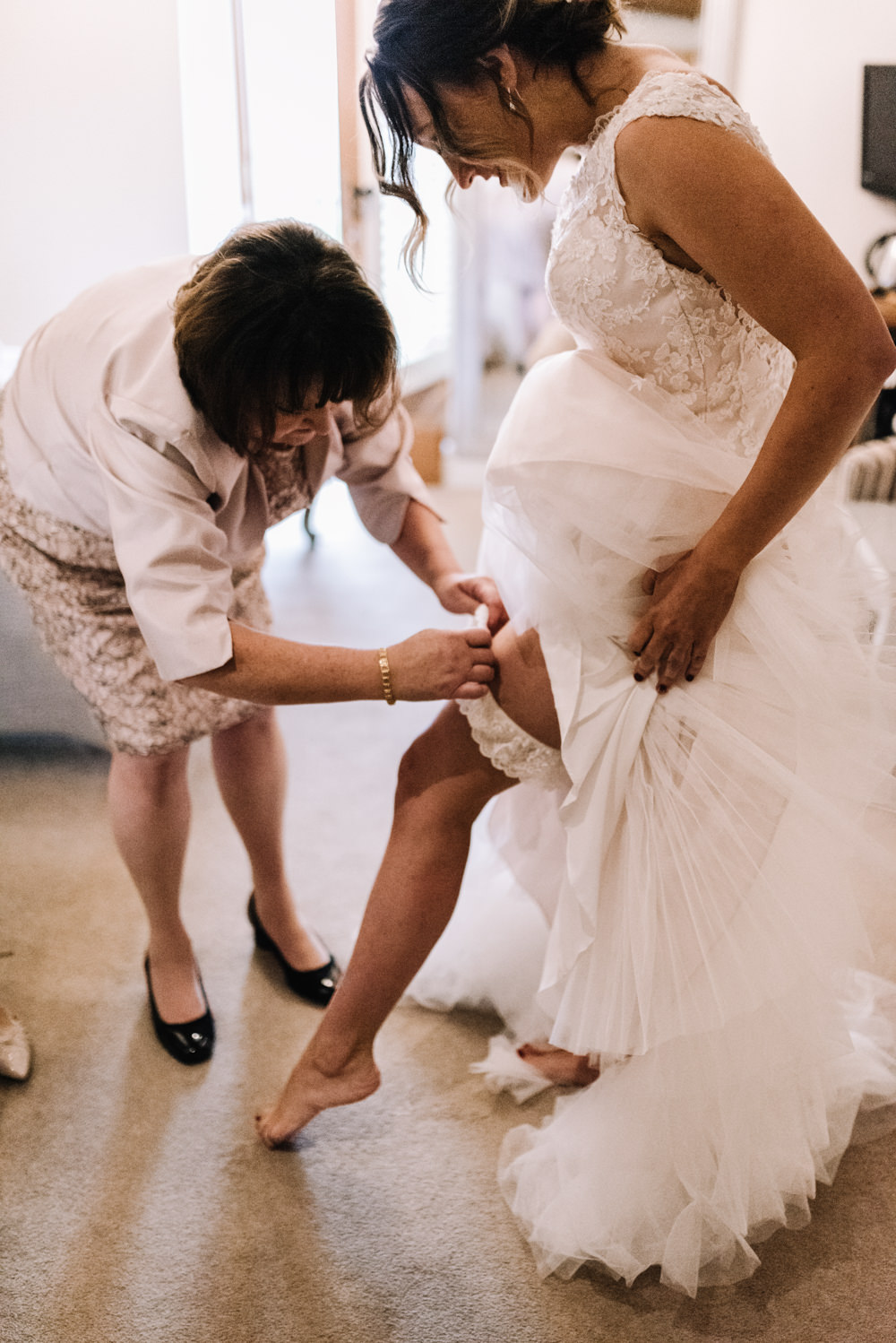Bride Bridal Garter Accessory Kingscote Barn Wedding Oobaloos Photography
