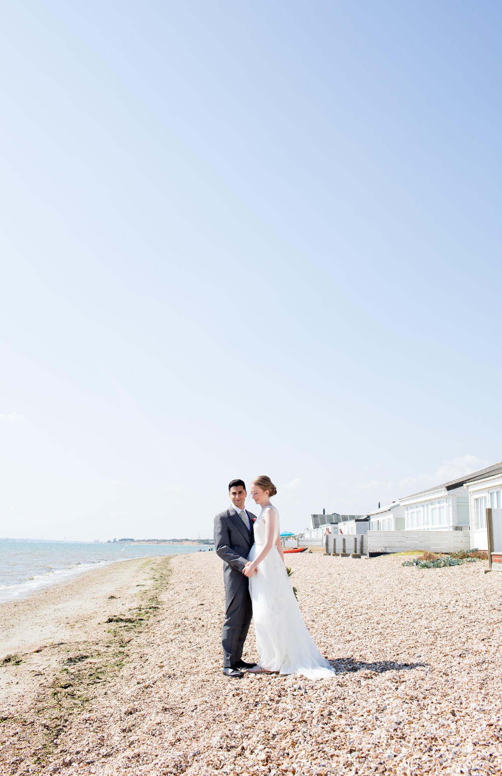 Bride Bridal Sweetheart Neckline Dress Gown Overlay Sleeveless Grey Tails Groom Mint Tie Meon Bye Farm Wedding Jessica Hayman Photography