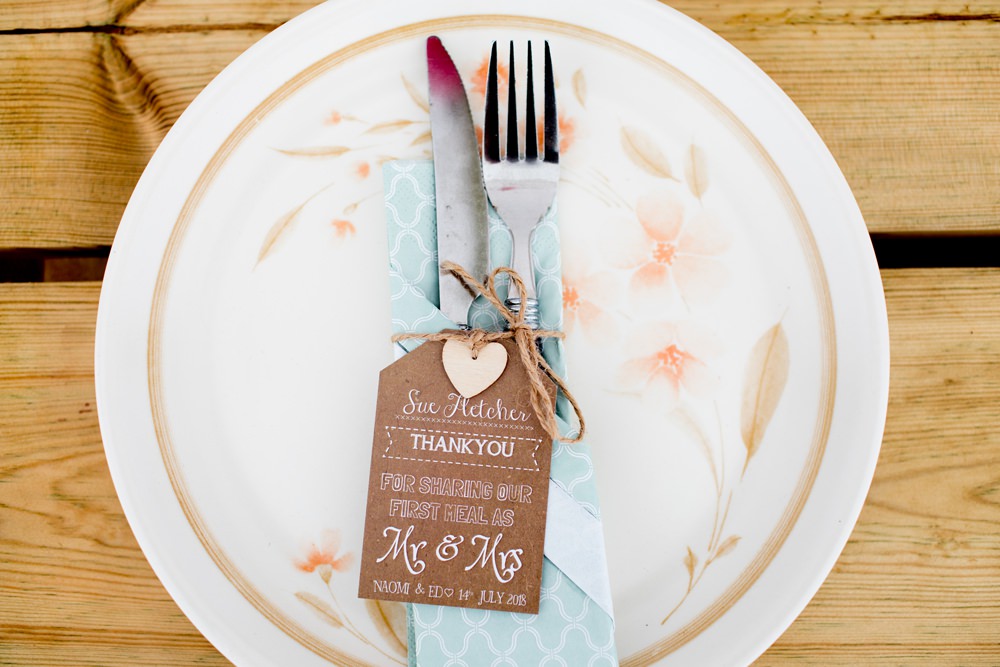Table Setting Place Card Twine Tag Meon Bye Farm Wedding Jessica Hayman Photography