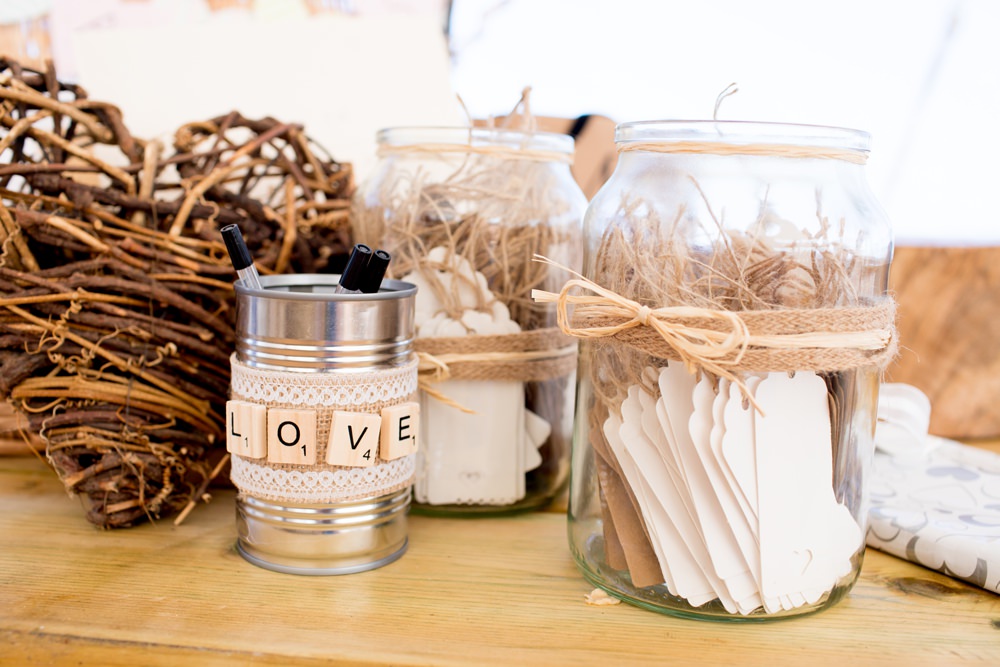 Guest Book Tags Twine Meon Bye Farm Wedding Jessica Hayman Photography