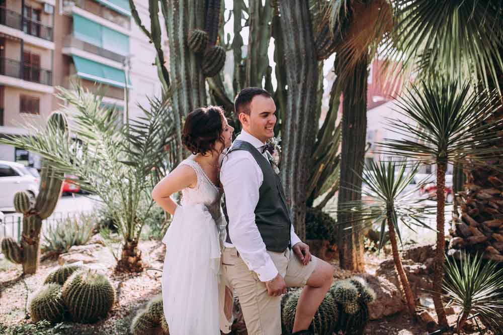 First Look Mountain Wedding Spain Lorena Erre