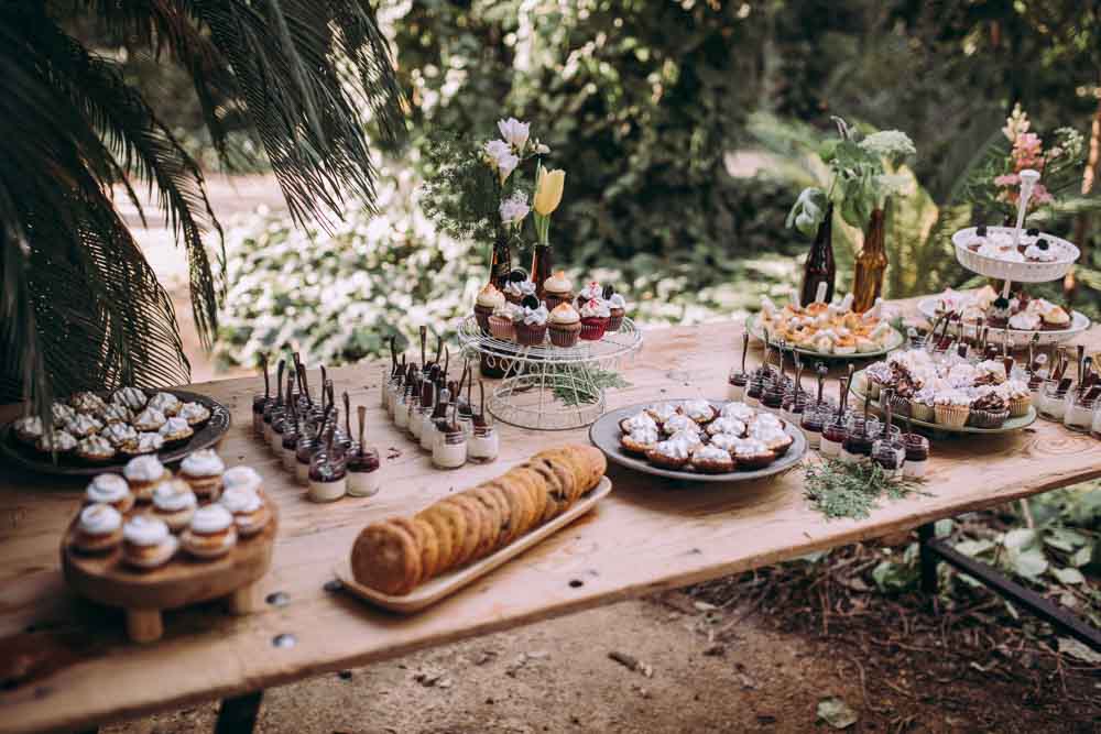 Cake Dessert Table Mountain Wedding Spain Lorena Erre