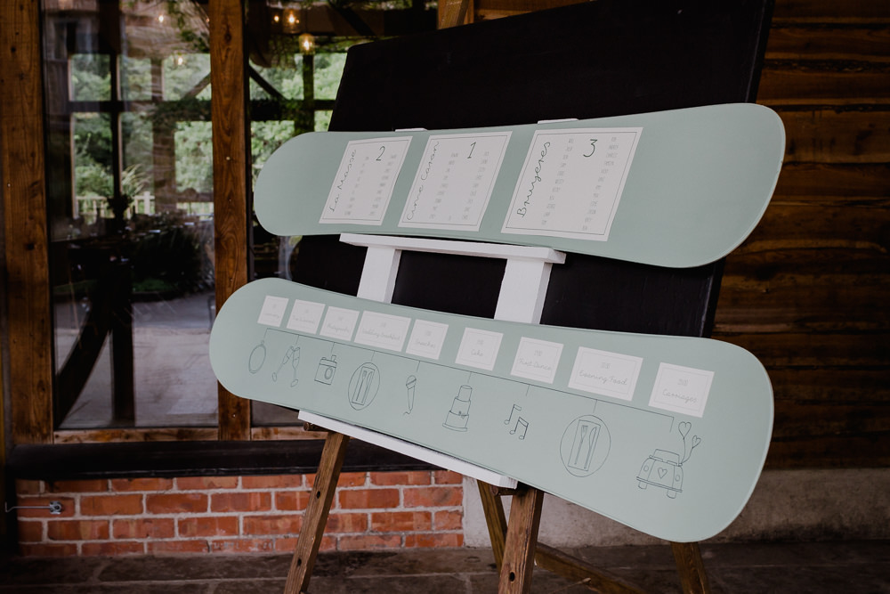 Snowboard Table Plan Seating Chart Nancarrow Farm Wedding Alexa Poppe Wedding Photography