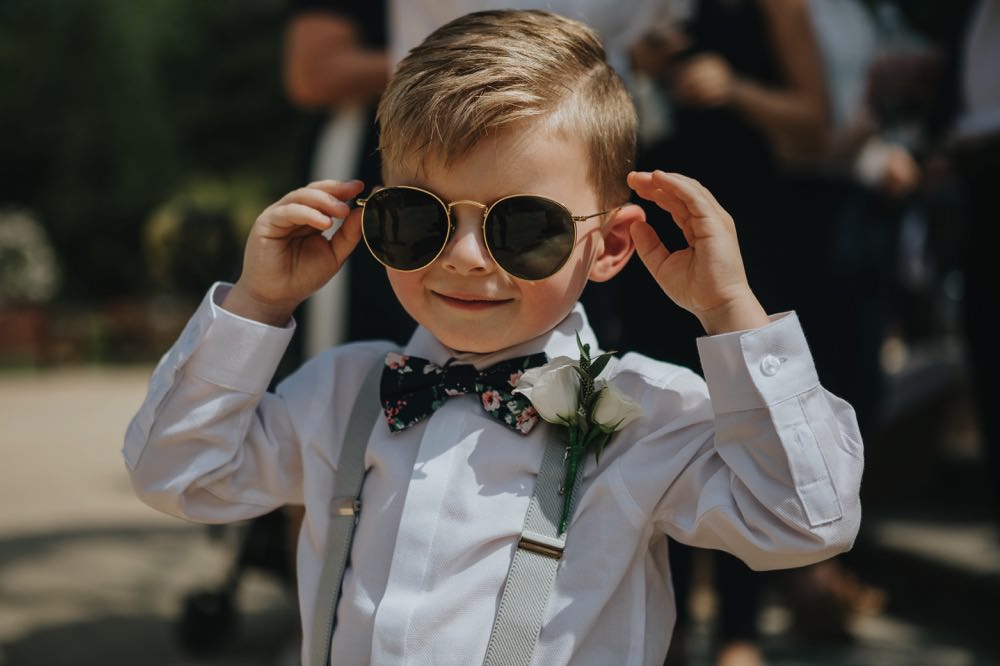 Page Boy Bow Tie Braces Sefton Park Wedding Bloom Weddings
