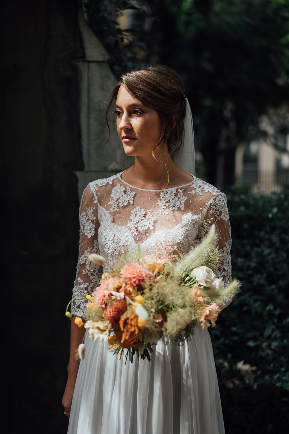 Bouquet Flowers Bride Bridal Pink St Paul's Cathedral Wedding The Shannons Photography