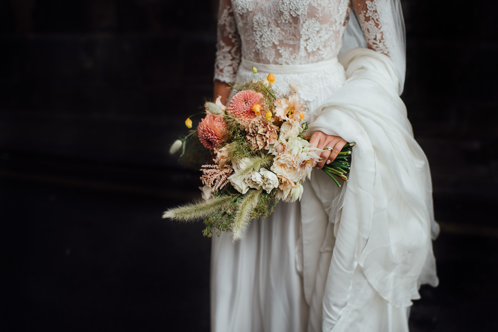 Bouquet Flowers Bride Bridal Pink St Paul's Cathedral Wedding The Shannons Photography