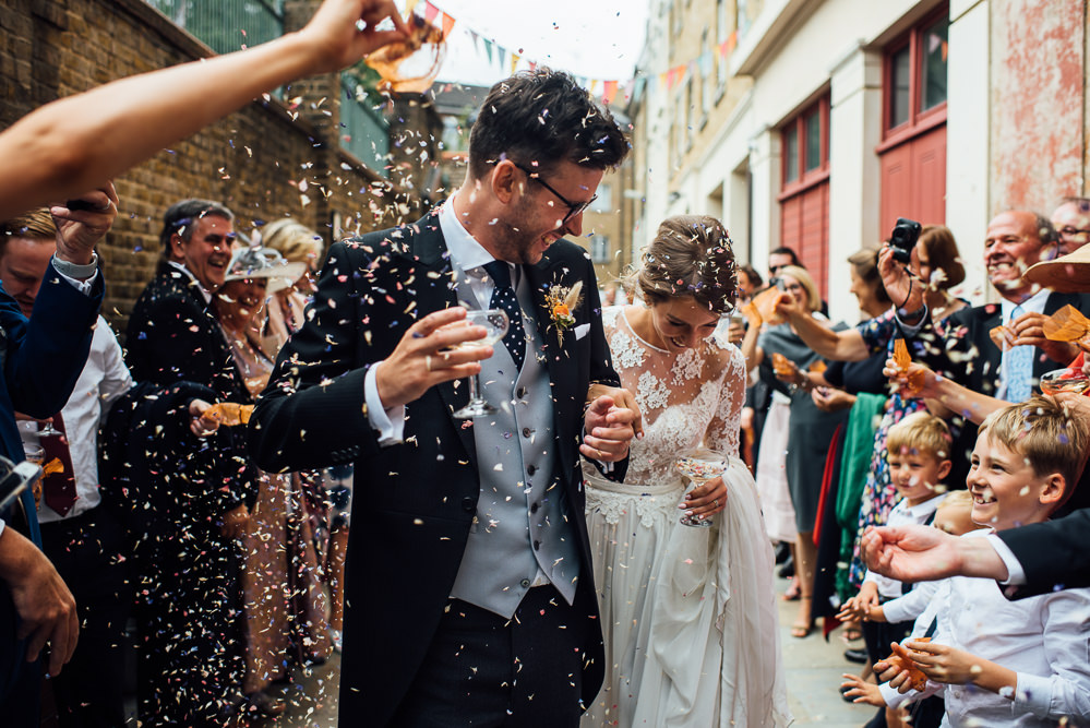 Confetti St Paul's Cathedral Wedding The Shannons Photography