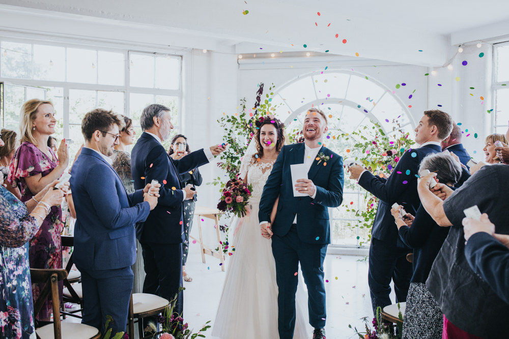 Confetti Wimborne House Wedding Eva Photography