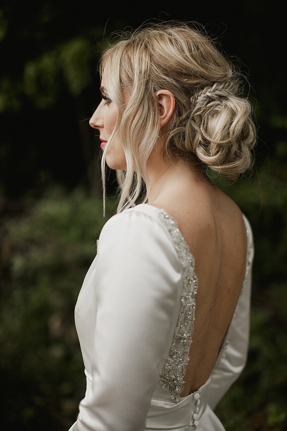 Bride Bridal Hair Style Up Do Bun Plait Braid Abbeydale Picture House Wedding We Are Da Silva