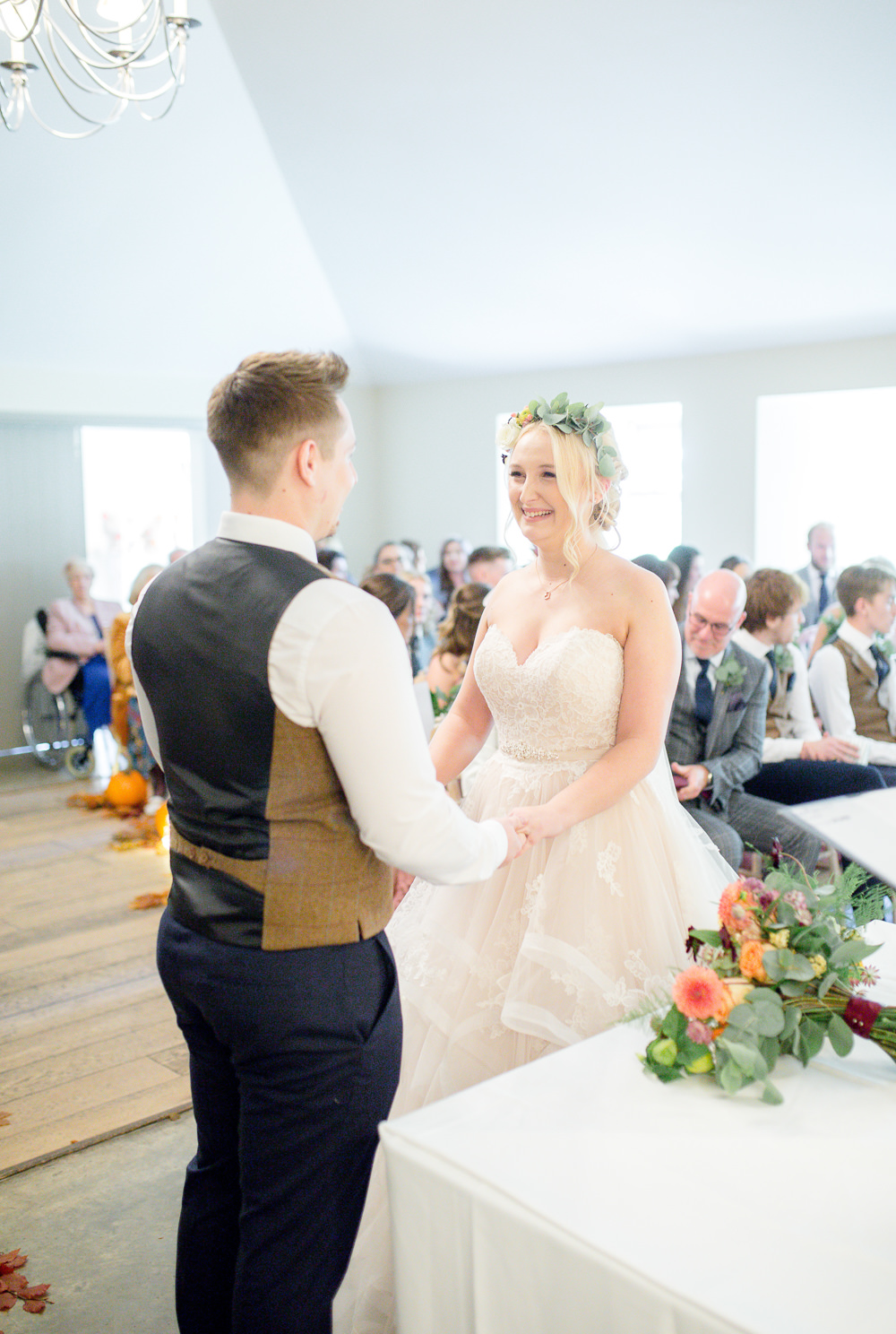 Autumnal Boho Wedding Ivory White Photography