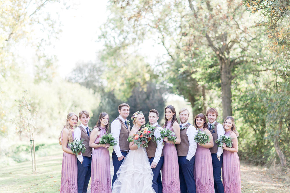Autumnal Boho Wedding Ivory White Photography