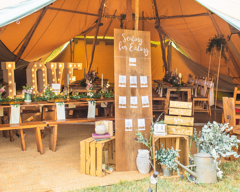 Love Light Letters Seating Chart Table Plan Wooden Vintage Crates Bedfordshire Tipi Wedding Natalie Stevenson Photography