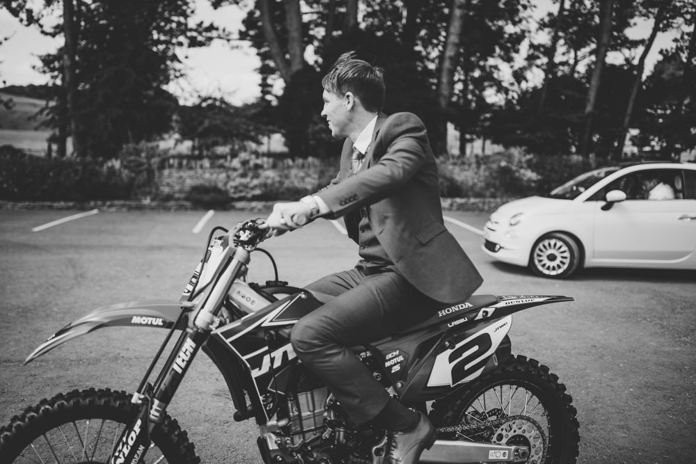 Motocross Motorbike Transport Bohemian Carefree Countryside Wedding Lush Imaging by Naomi