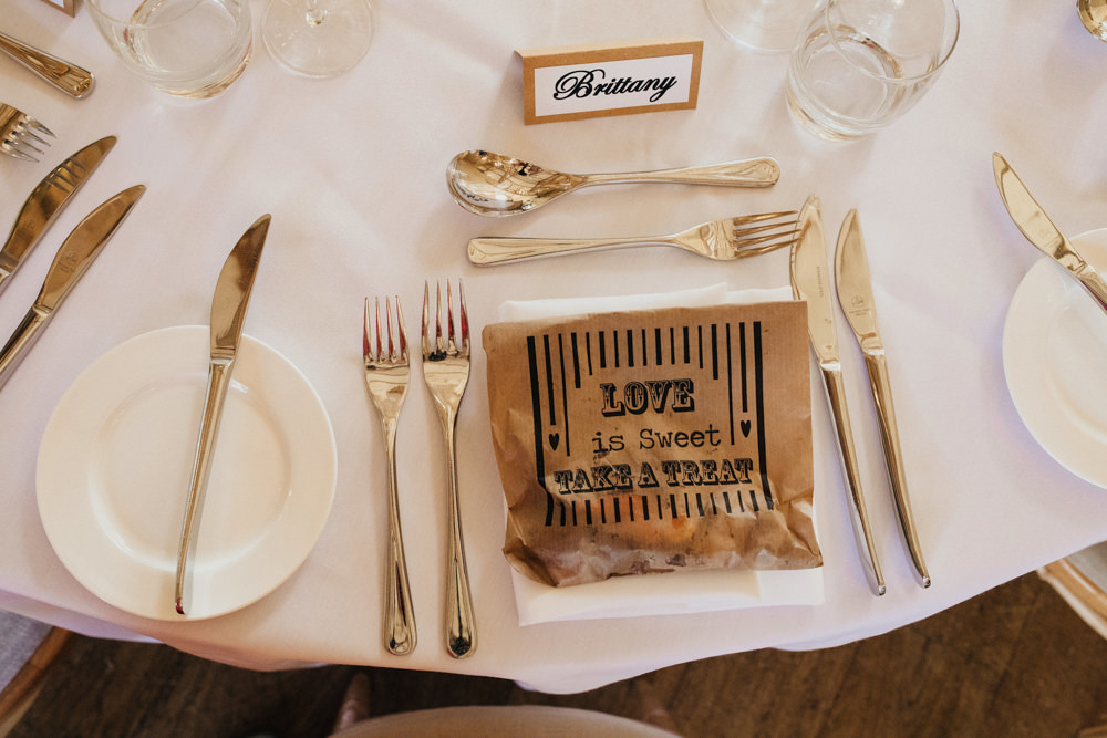 Place Setting Paper Bag Favour Bohemian Carefree Countryside Wedding Lush Imaging by Naomi